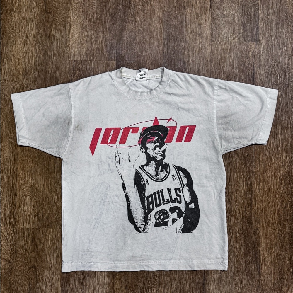 Vintage Graphic T-Shirt with Jordan Print